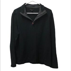 2/$30 Lachlan - Men’s Black Pullover Jacket Quarter Zip Lightweight Medium